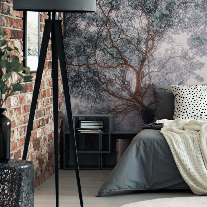 Fototapete - Krivec - Baumkrone im Winter - WA225819