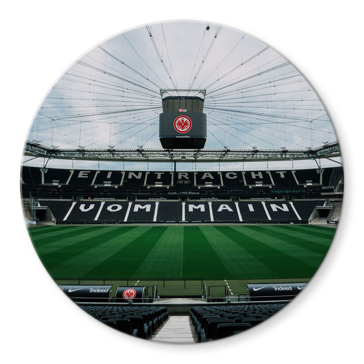 Glasbild Eintracht Frankfurt - Stadion Tribüne - Rund - WA400081