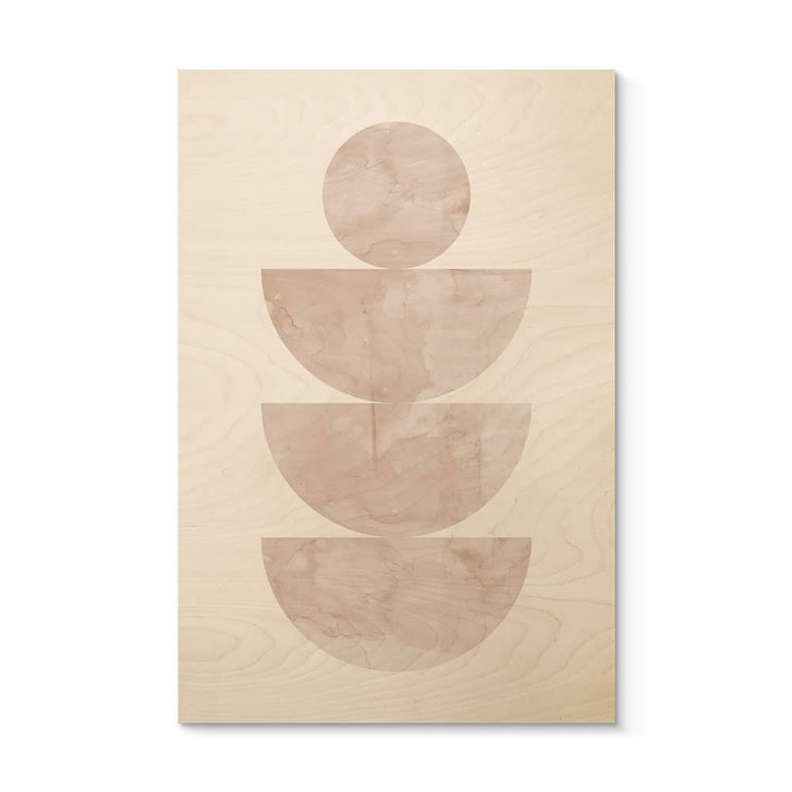 Holzbild Geometrisches Gleichgewicht - Abstrakte Komposition - Costa - WA432559