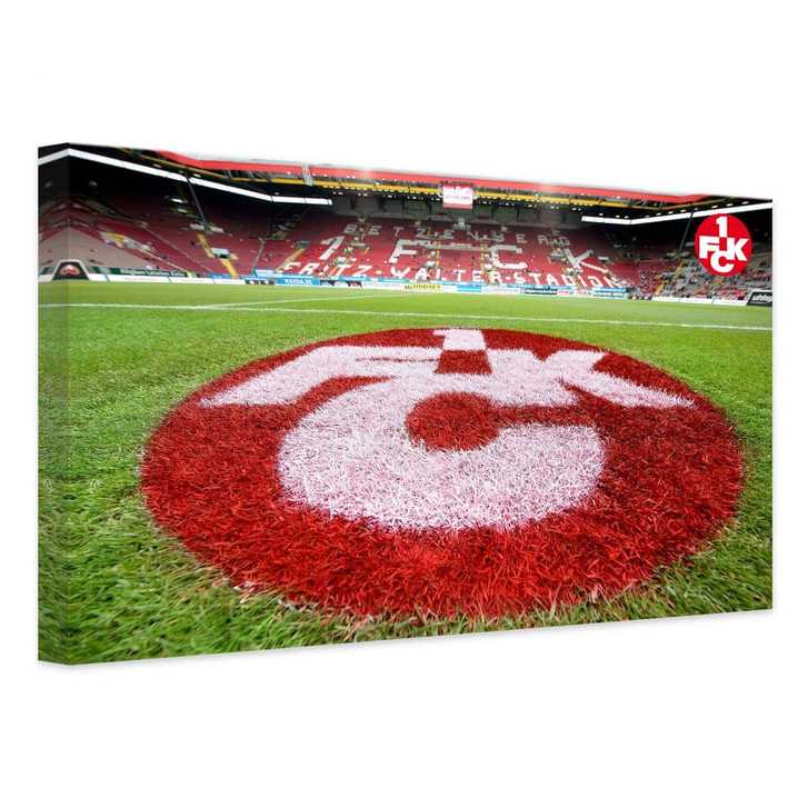 Leinwandbild 1. FC Kaiserslautern - Rasen Logo - WA357232