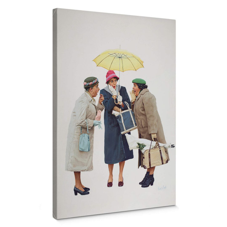 Leinwandbild Kurt Ard - Stellt euch vor! (1960) - 70x100cm - WA389277