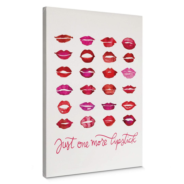 Leinwandbild Rote Lippen - Blursbyai - Just one more lipstick - WA402595