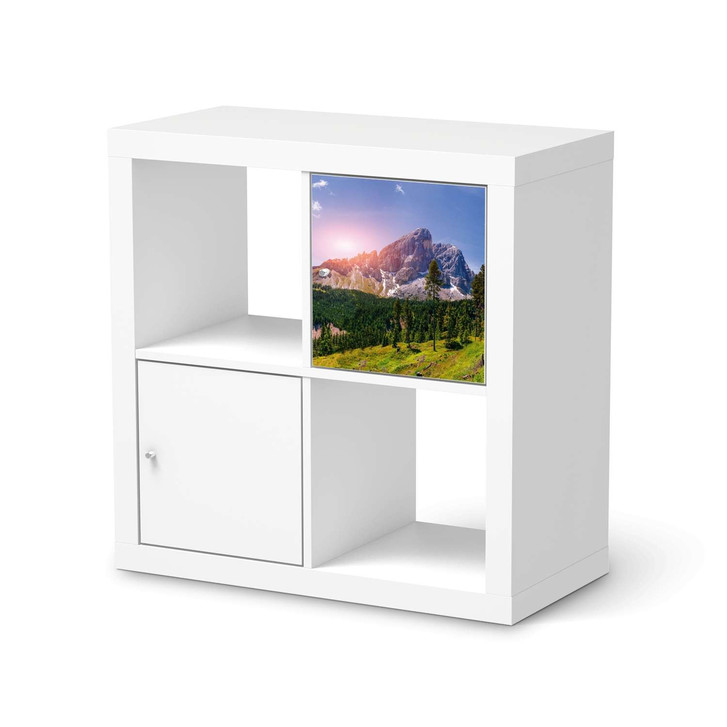 Möbelfolie IKEA Kallax Regal 1 Türe - Alpenblick - CR118243