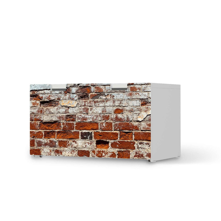 Möbelfolie IKEA Stuva / Malad Banktruhe - Backstein - CR117284