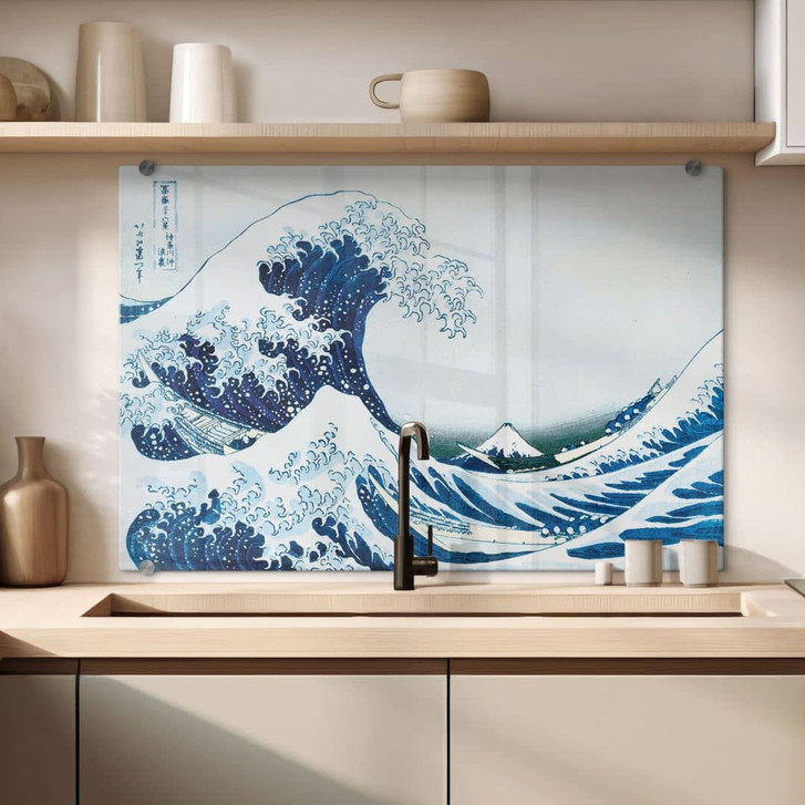 Spritzschutz Hokusai - Die grosse Welle - WA293484
