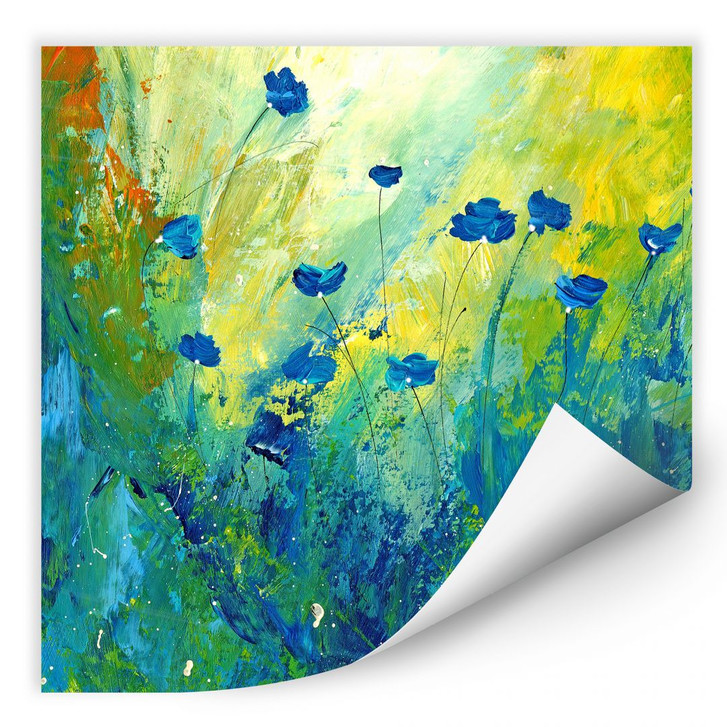 Wallprint Niksic - Der blaue Mohn - WA187358