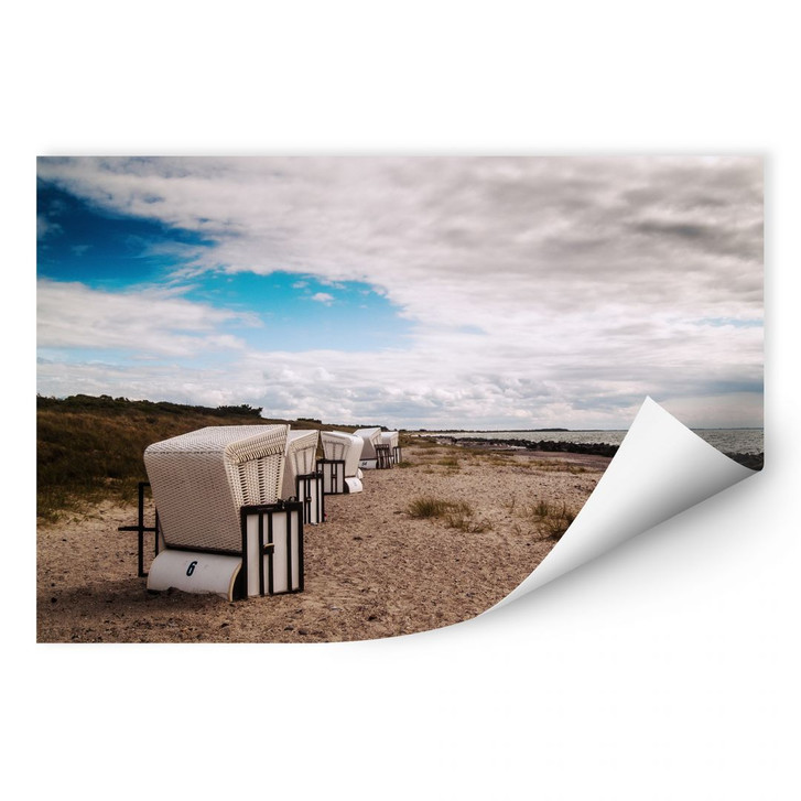 Wallprint Strandkörbe auf Hiddensee - WA189484