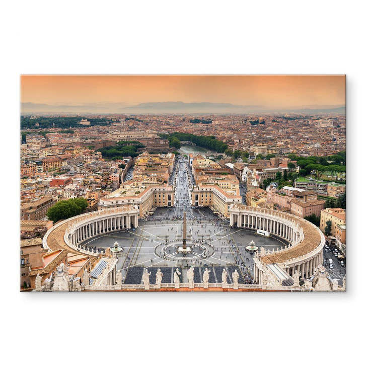 Acrylglasbild Hugonnard - Petersplatz Rom - WA308099