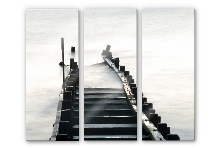 Acrylglasbild Way to nowhere (3-teilig) - WA111741
