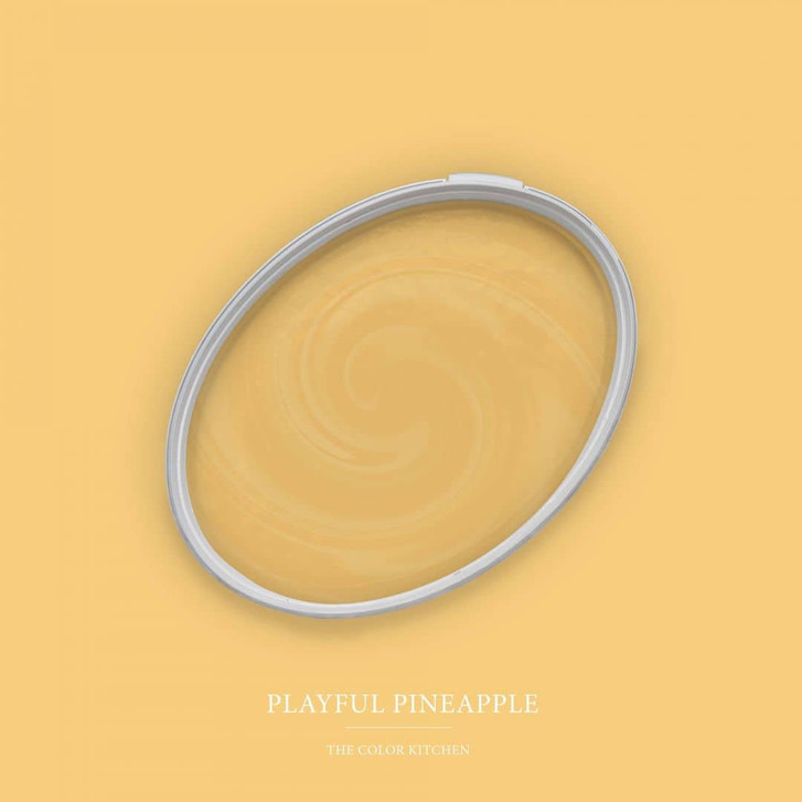 Gelb Wandfarbe seidenmatt I Playful Pineapple | belebende Wirkung | THE COLOR KITCHEN - WA442745