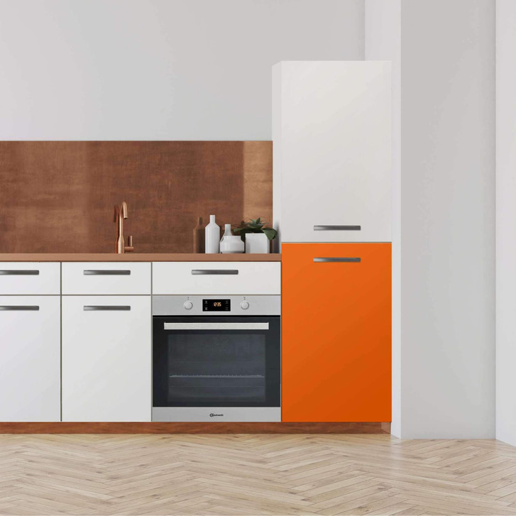 Klebefolie - Hochschrank (60x100cm) - Orange Dark - CR110547