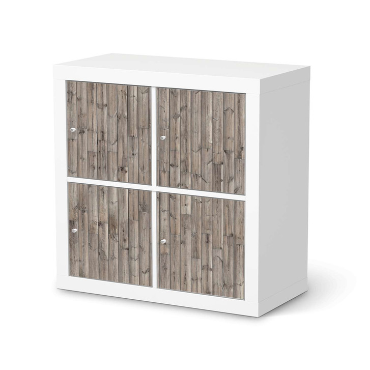 Klebefolie IKEA Kallax Regal 4 Türen - Dark washed - CR109615