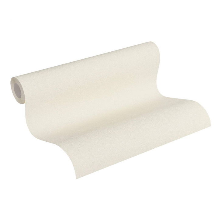 Livingwalls Vliestapete Trendwall Tapete Uni metallic, weiss - WA296447