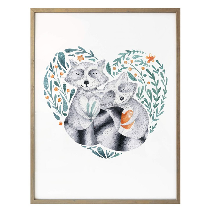 Poster Kvilis - Waschbärliebe - WA258446