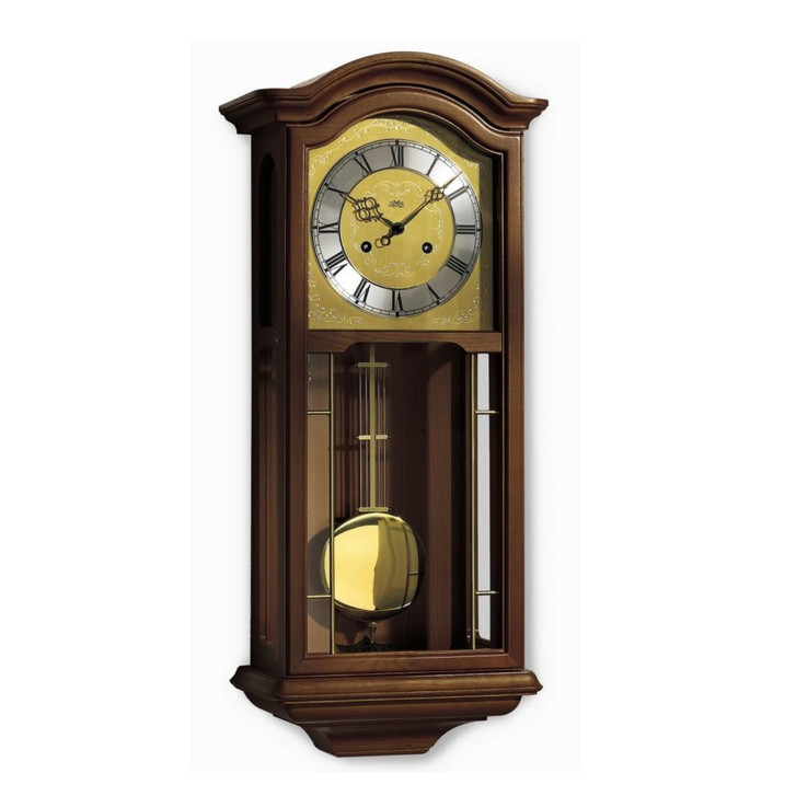 Regulator Massivholzgehäuse Nussbaumlackiert - UG100039