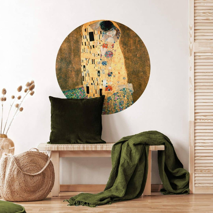 Wandtattoo Klimt - Der Kuss - Rund - WA293880