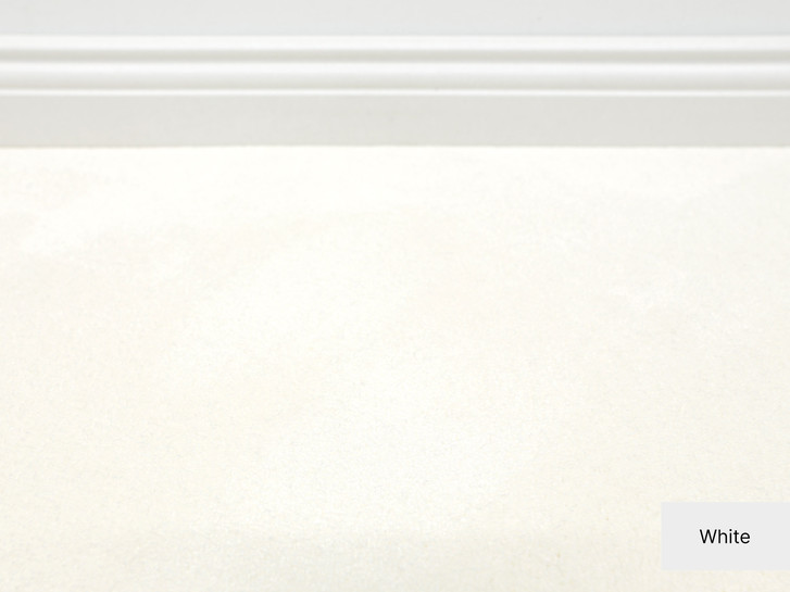 Cannes Softflor Teppichboden Meterware in White - TS503808