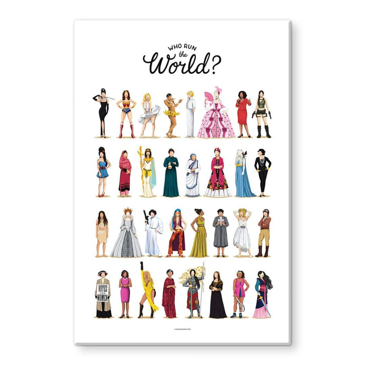 Glasbild Tohmé - Who run the World - WA272514