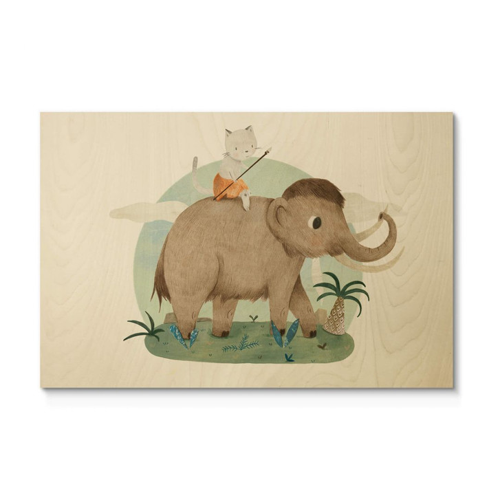 Holzposter Loske - In der Steinzeit - WA302878