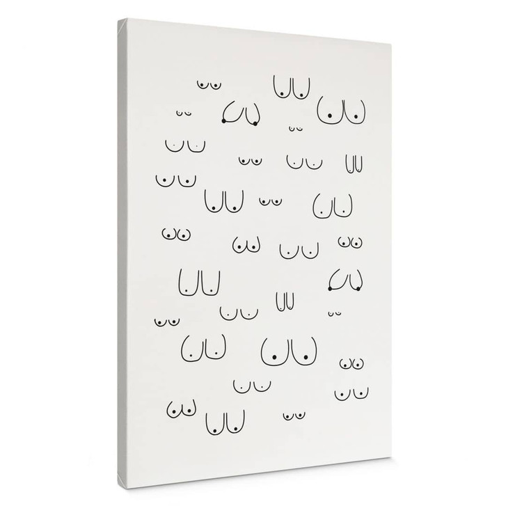 Leinwandbild Line Art - Vielfalt der Weiblichkeit | Feminismus - Kerr-Dineen - WA472419