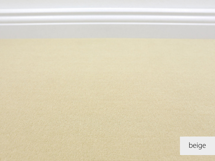 Luca Velours Teppichboden Meterware in Beige - TS467755