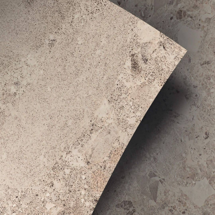 Klebefolie Steinoptik, Terrazzo hell - Möbelfolie, Küchenrückwand, Badfolie, Fliesenaufkleber - WA384265