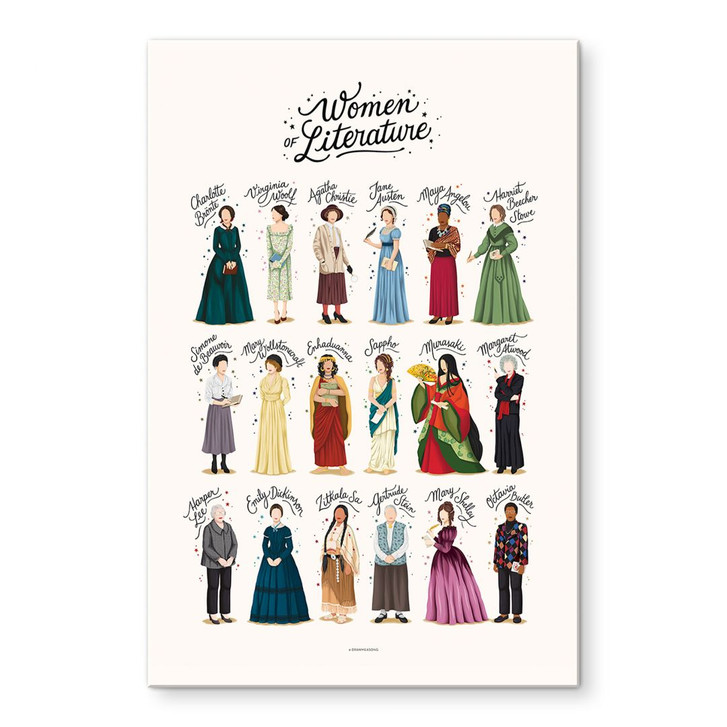 Acrylglasbild Berühmte Frauen der Literatur - Tohmé - WA479606