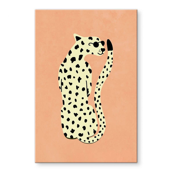 Acrylglasbild Eleganter Gepard mit Sonnenbrille - Oltmanns - WA463970