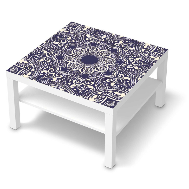 Möbelfolie IKEA Lack Tisch 78x78cm - Blue Mandala - CR118402