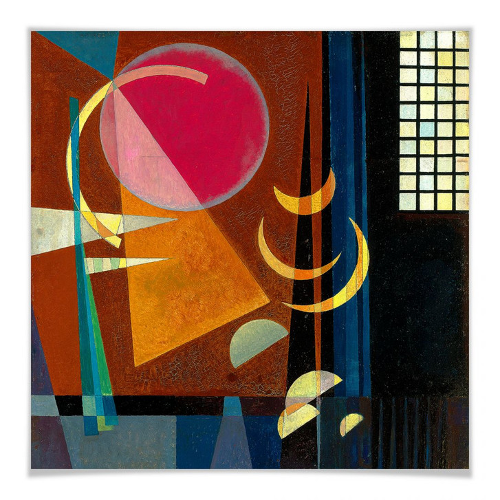 Poster Kandinsky - Scharf und ruhig - WA162080