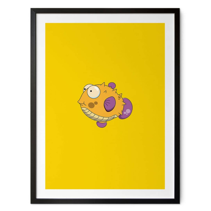 Poster Kleiner Kugelfisch im Comic-Stil - Nicholas - WA483448
