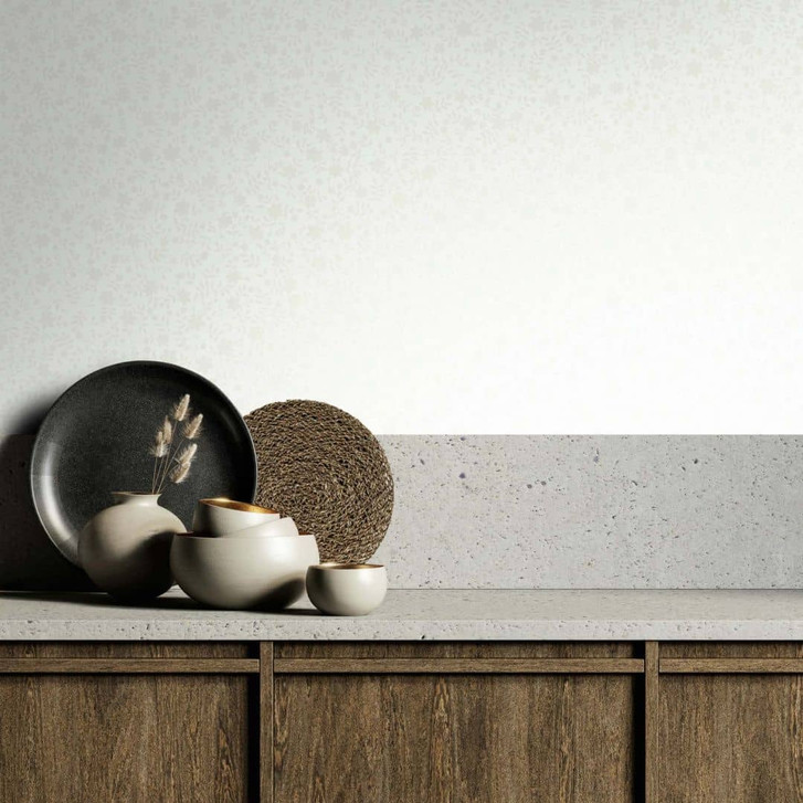 Vliestapete Blätter, Blattmotiv Floral Natur in Beige - WA473209