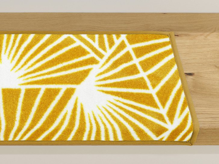 Dixie Velours Stufenmatte Rechteckig Wunschmass in Mango - TS498584