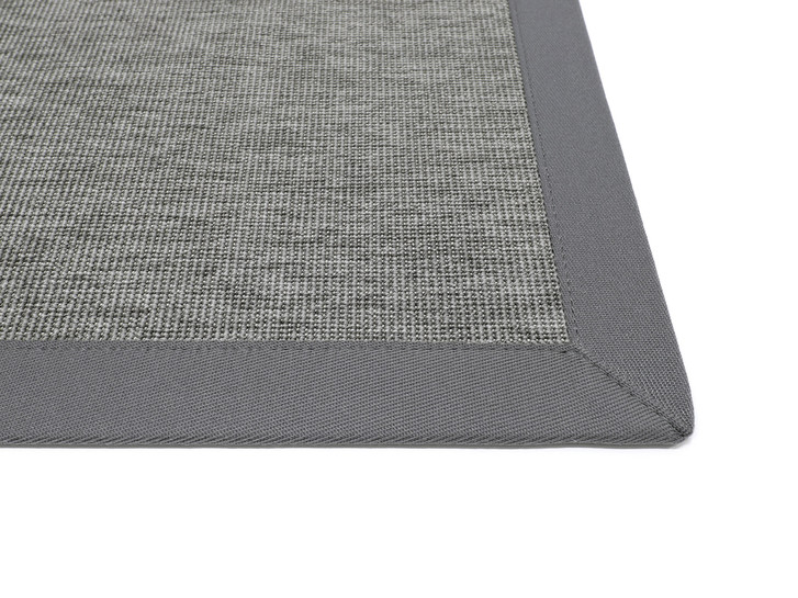 HEVO® Nele In-& Outdoorteppich Rechteck Wunschmass in Silver - TS547088