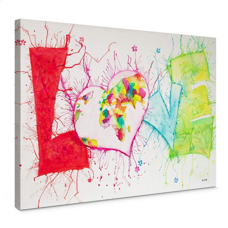 Leinwandbild Buttafly - Love - WA359986