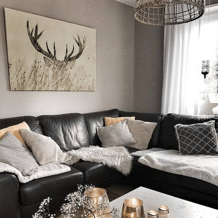 Leinwandbild Wachsamer Hirsch - WA376873