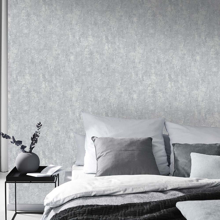 Metalloptiktapete, Metallictapete Fashion for Walls 4 von Guido Maria Kretschmer grau - WA397666