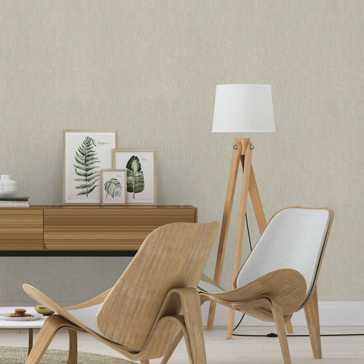 Rasch Vliestapete, Unitapete Welcome Home hellgrau - WA410013