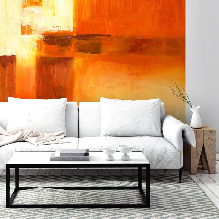Fototapete Schüssler - Composition in Orange andBrown - WA227476