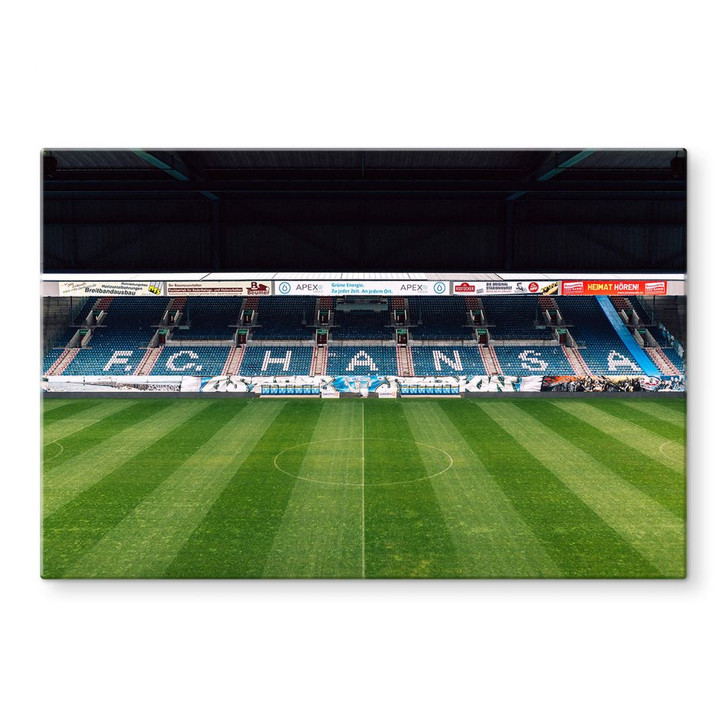 Glasbild FC Hansa Rostock Stadion Tribüne - 60x40cm - WA353983