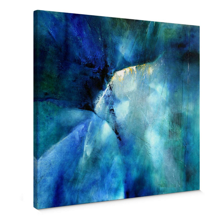Leinwandbild Schmucker - Komposition in blau - WA373902