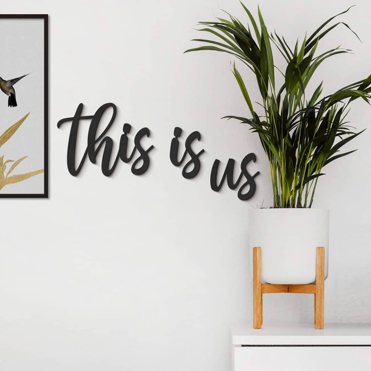 MDF - Holzdeko This is us (29x10cm) - WA296497