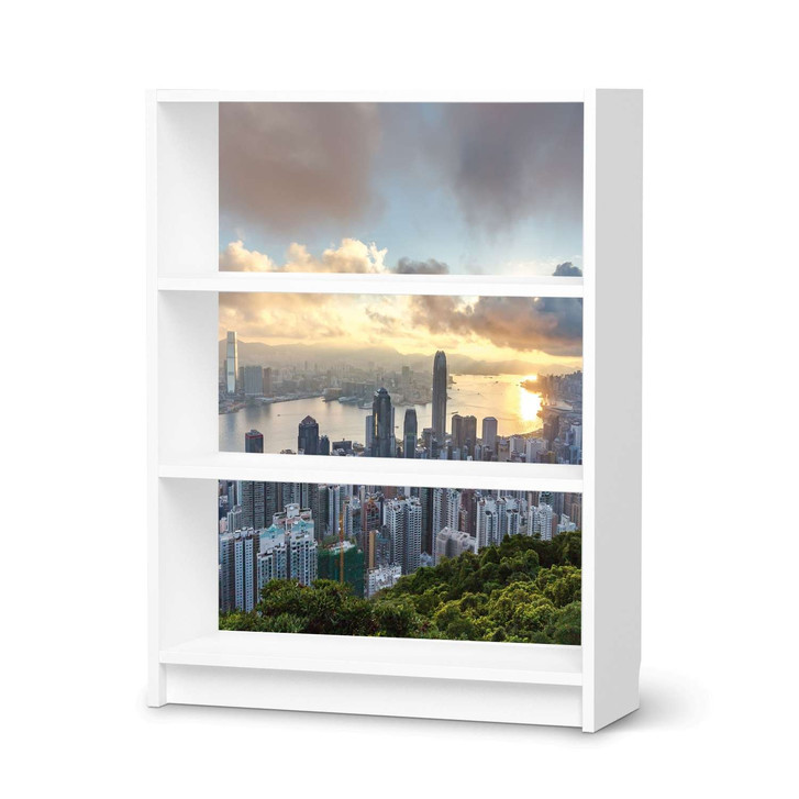 Möbelfolie IKEA Billy Regal 3 Fächer - Hong Kong - CR114428