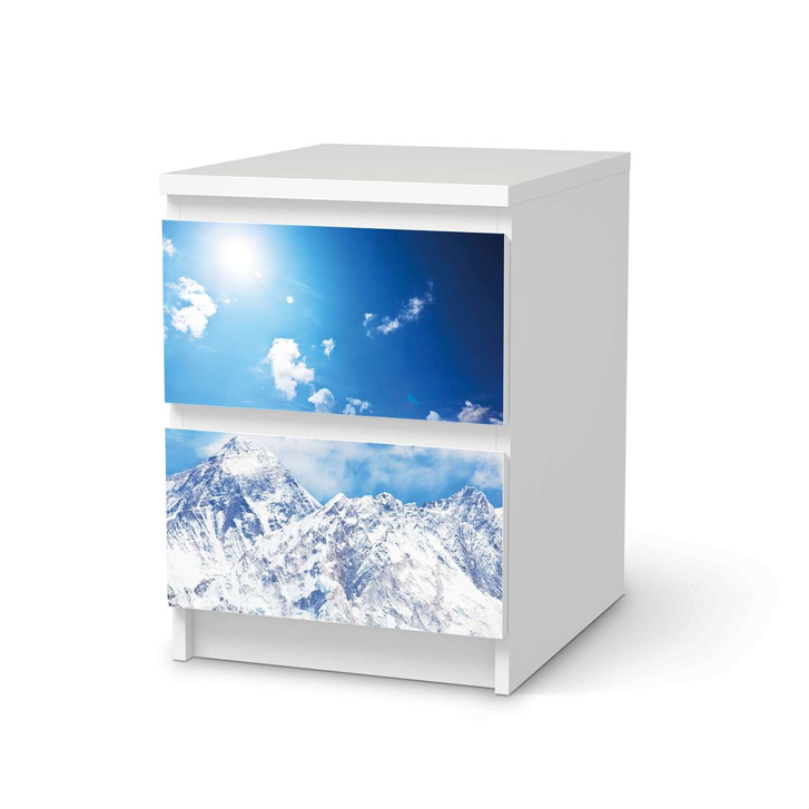 Möbelfolie IKEA Malm Kommode 2 Schubladen - Everest - CR116135