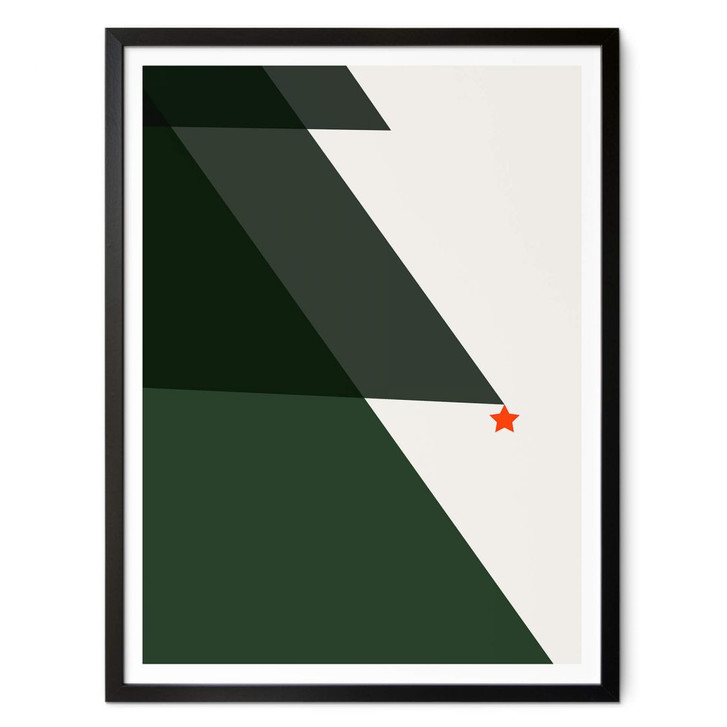 Poster Kubistika - Tannenbaum Abstrakt - WA349219