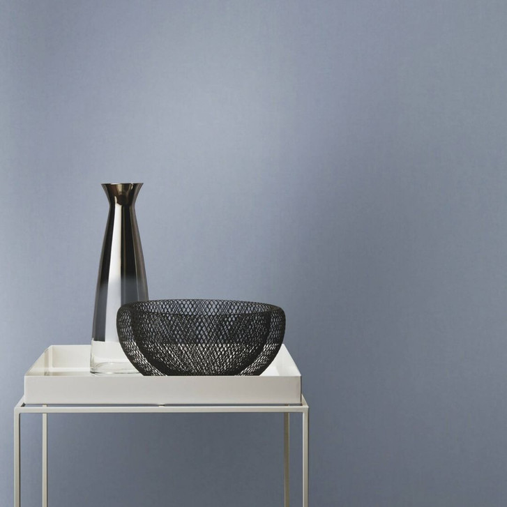 Rasch Vliestapete, Unitapete Sophia blaugrau - WA339634