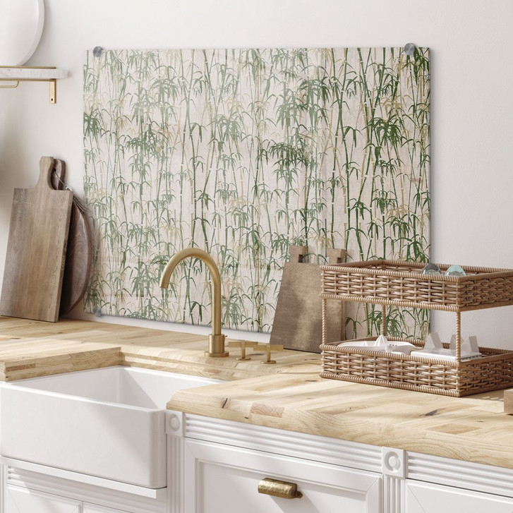 Spritzschutz Bambus Grunge - WA177825