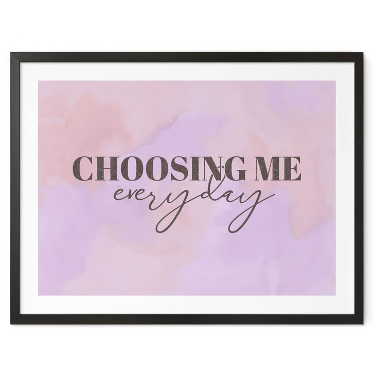Spruchposter Choosing me everyday | Affirmation Poster - WA504839