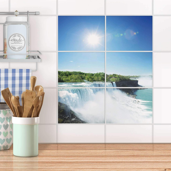 Fliesenfolie quer - Niagara Falls - CR104516