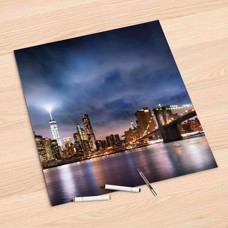 Folienbogen (60x60cm) - Brooklyn Bridge - CR107037